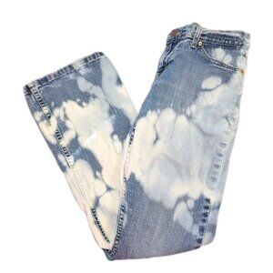 Levi's 524 Bootcut Women's Size 9 Blue Jeans 29x32 Custom Bleached